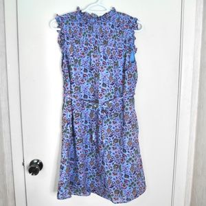 Boden Sleeveless Smocked Mini Dress